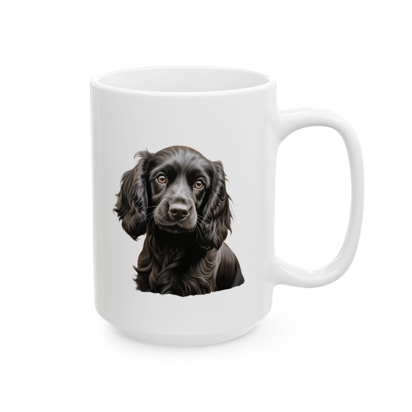 Black Cocker Spaniel Mug - 11 oz or 15 oz