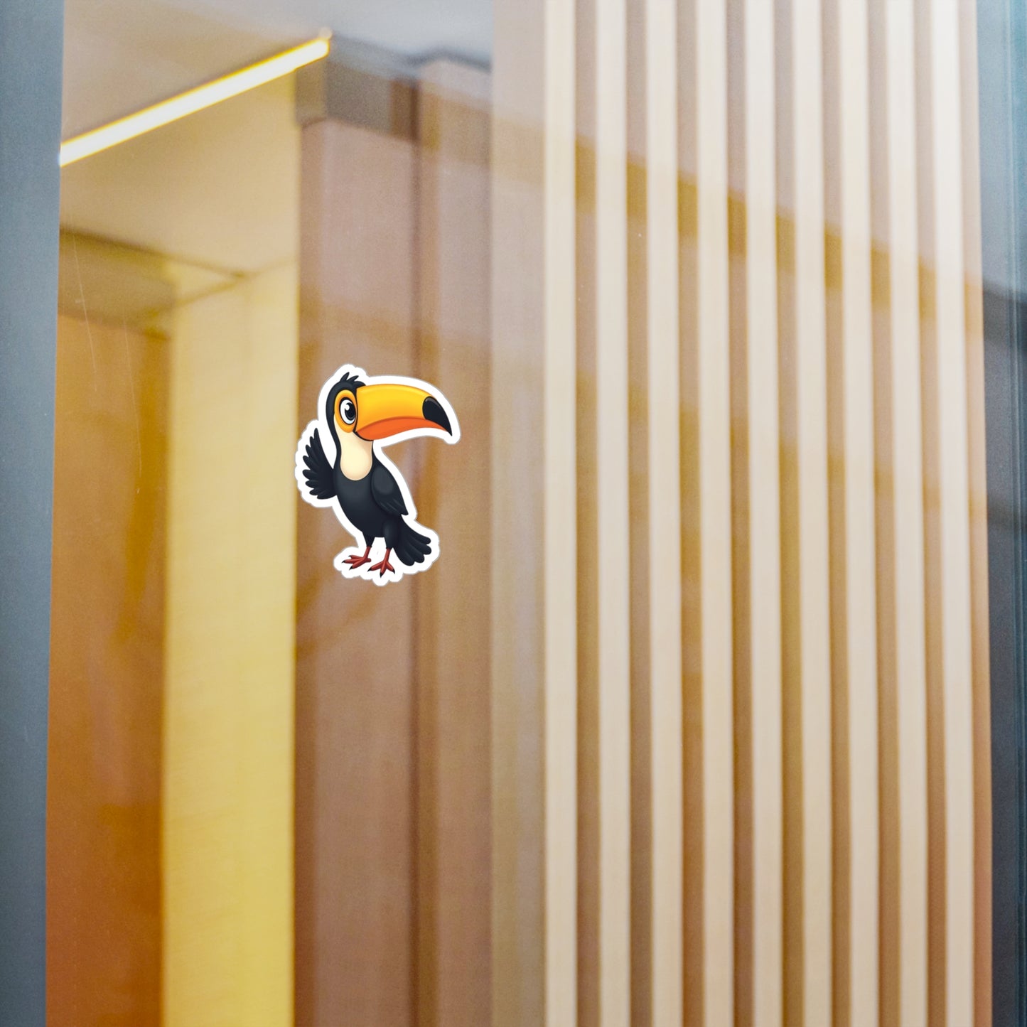 Toucan Sticker, Tropical Decal, Bird Vinyl Sticker, Nature Laptop Decal, Car Decal, Water Bottle Sticker