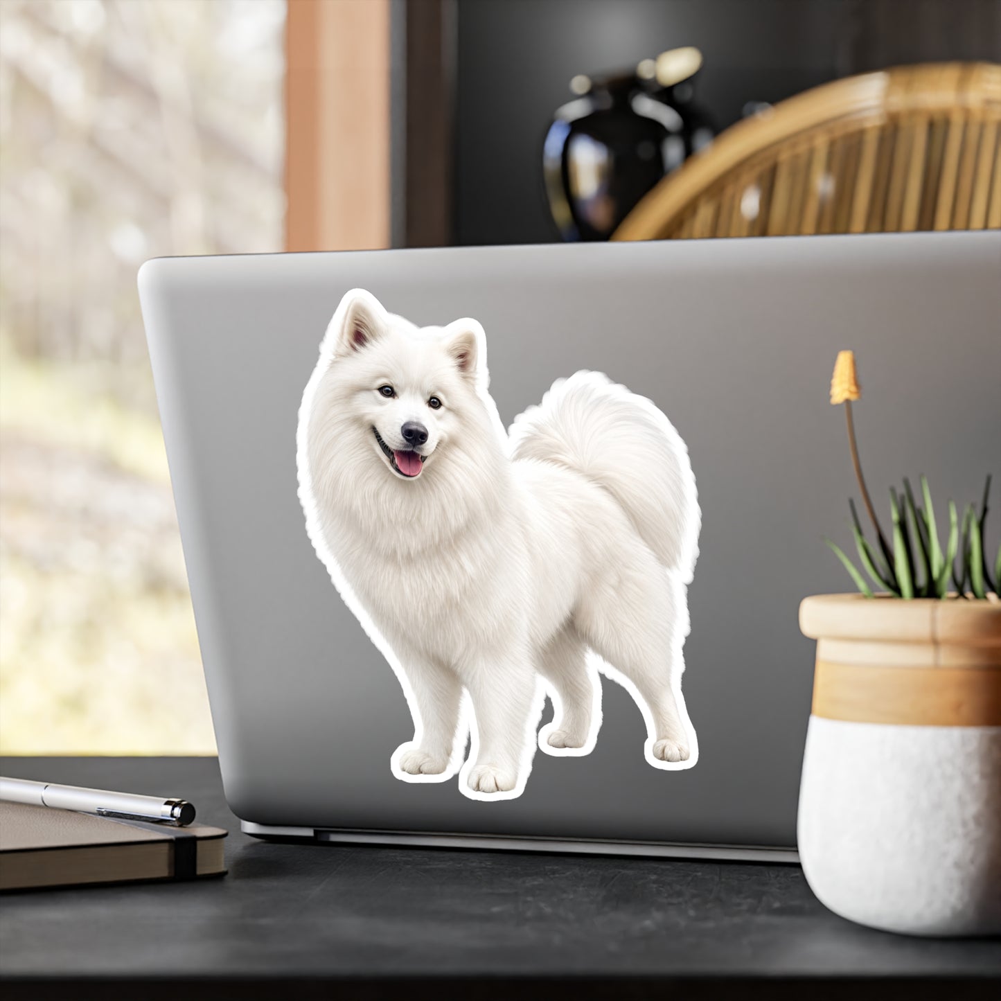Samoyed Sticker | Waterproof Vinyl Decal | Dog Lover Gift