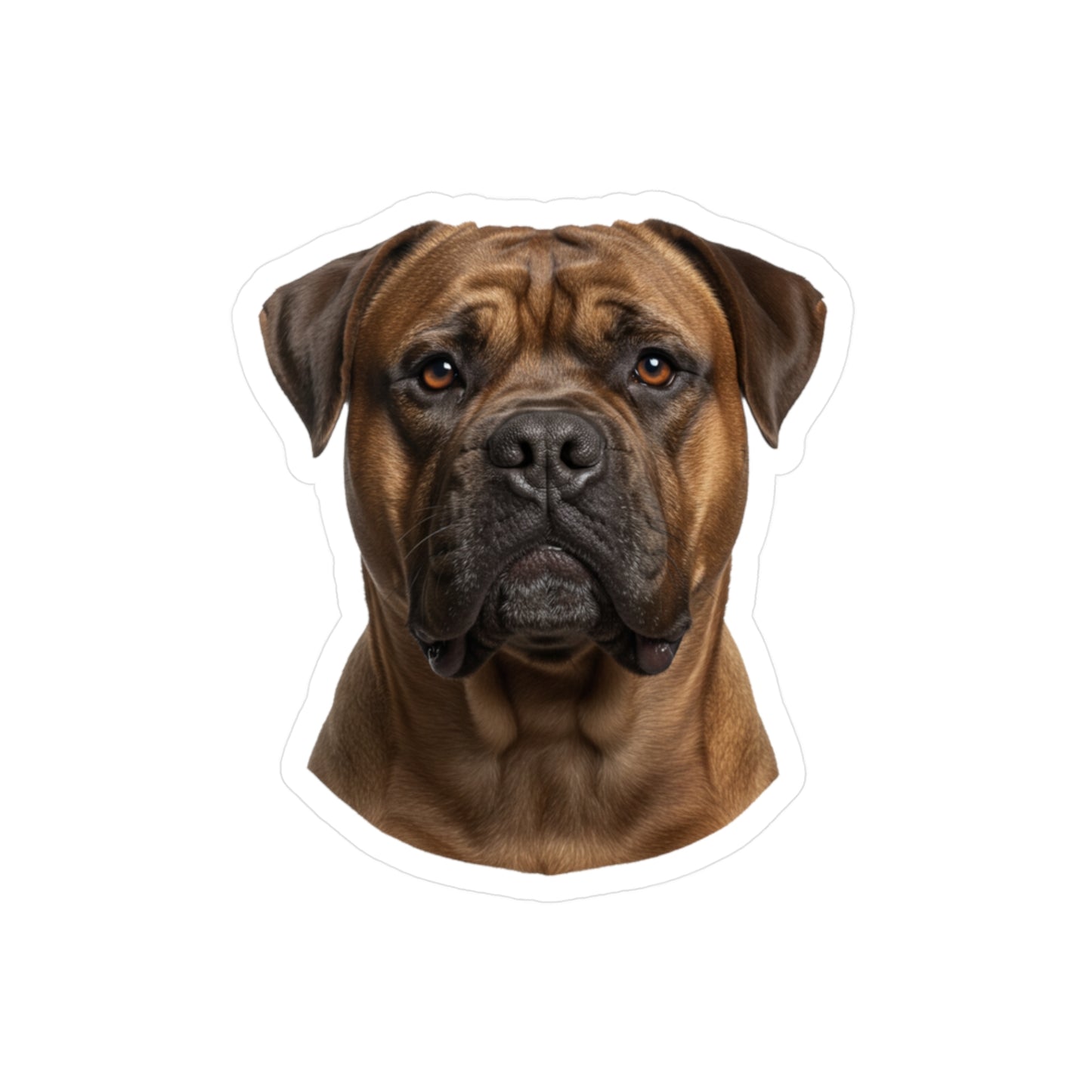 Bullmastiff Decal, Dog Lover Gift, Pet Sticker, Laptop Decal, Car Window Decal, Animal Lover, Vinyl Decal