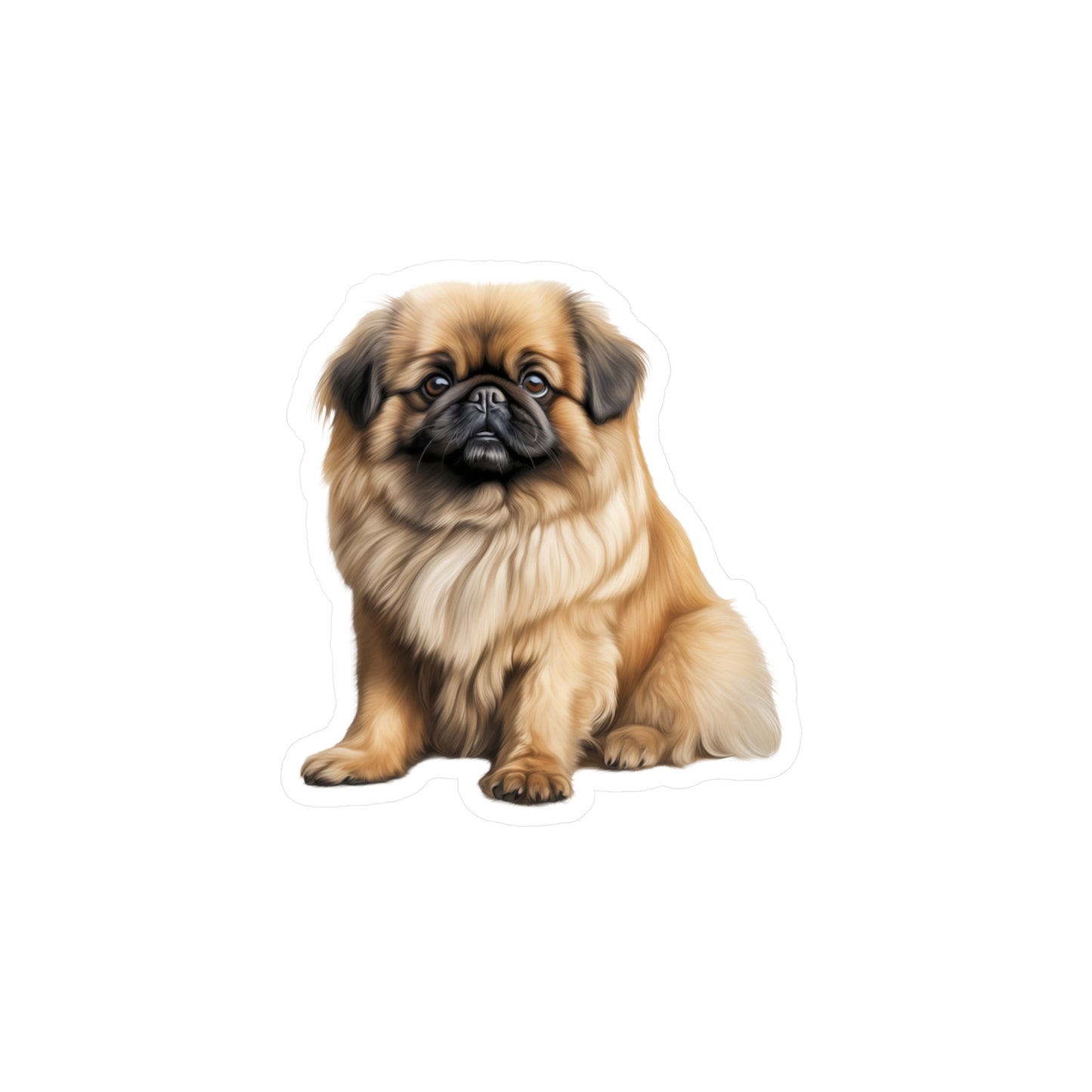 Pekingese Sticker - Vinyl Dog Decals