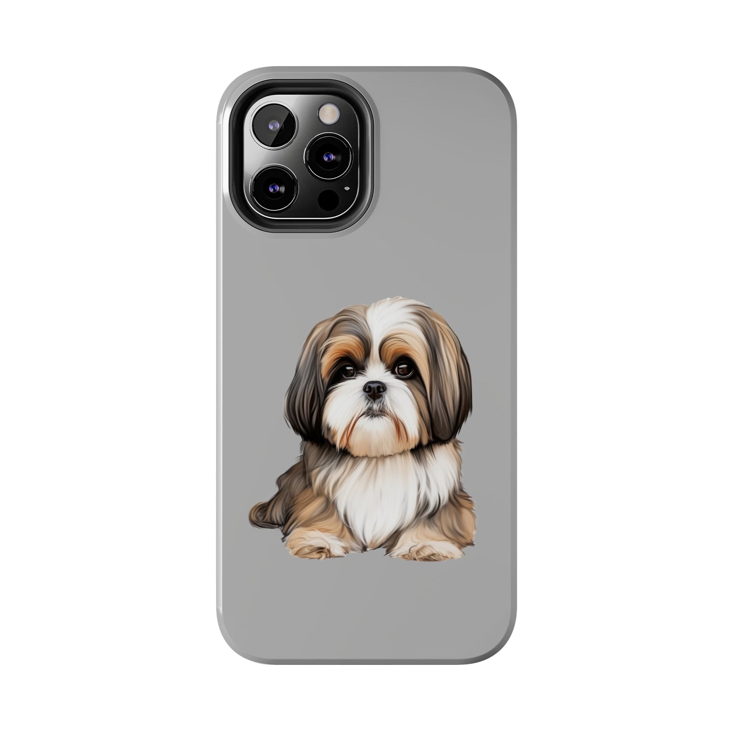 Light Grey Shih Tzu Tough Phone Case