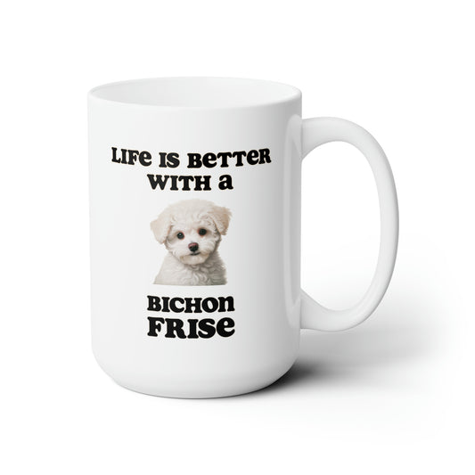 bichon frise mug