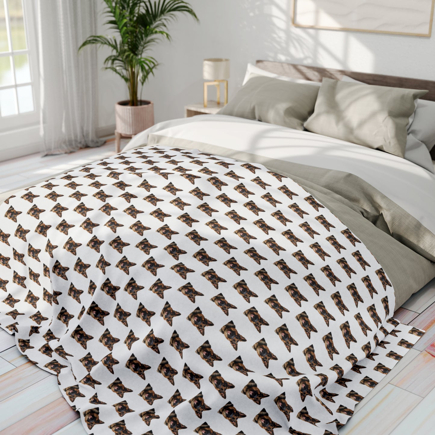 German Shepherd Arctic Fleece Blanket