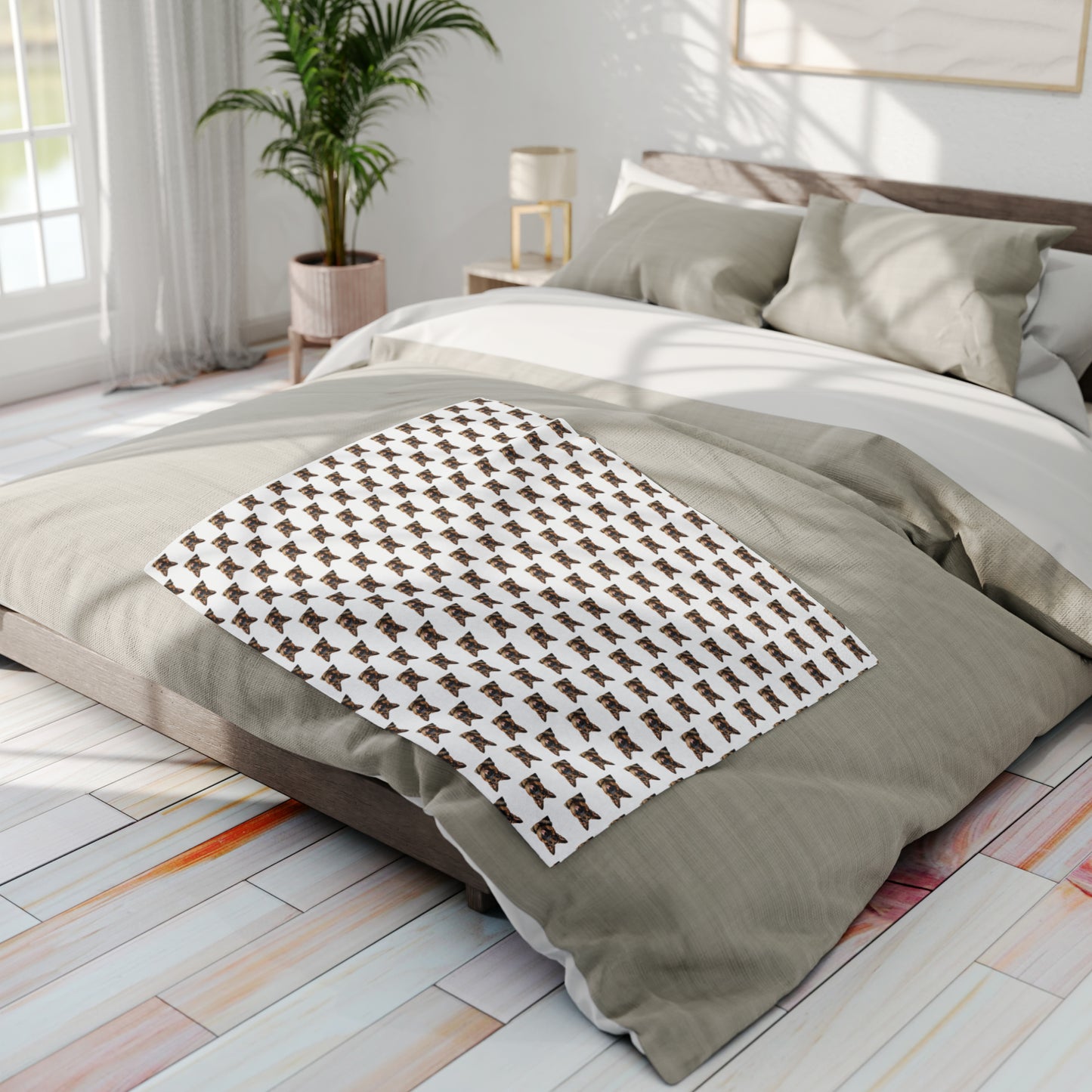 German Shepherd Arctic Fleece Blanket