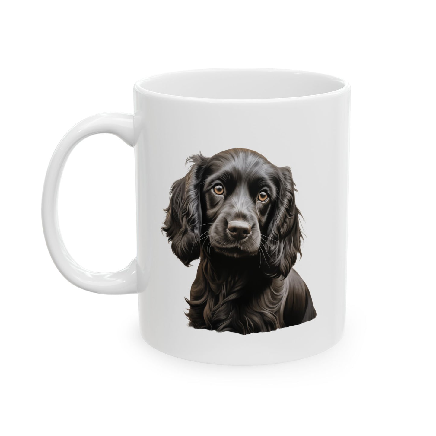 Black Cocker Spaniel Mug - 11 oz or 15 oz
