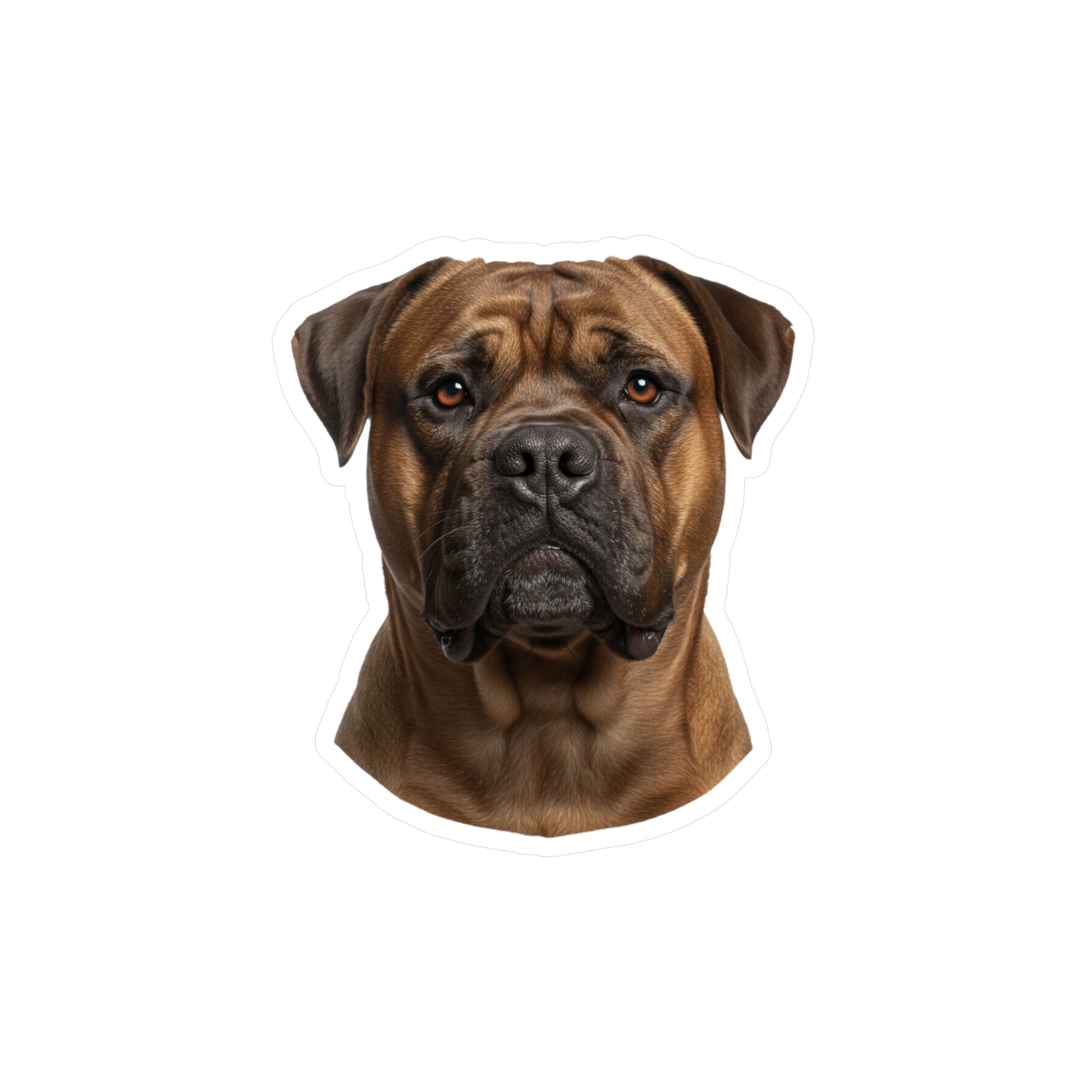 Bullmastiff Decal, Dog Lover Gift, Pet Sticker, Laptop Decal, Car Window Decal, Animal Lover, Vinyl Decal