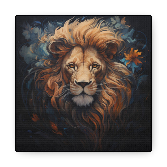 Lion Art - Animal Print - Canvas Gallery Wraps