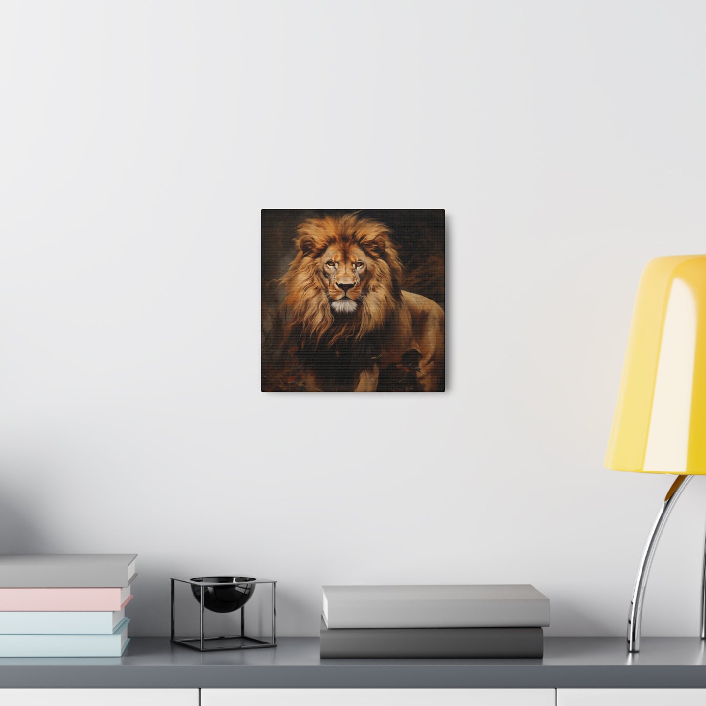 Lion Art - Animal Print - Canvas Gallery Wraps