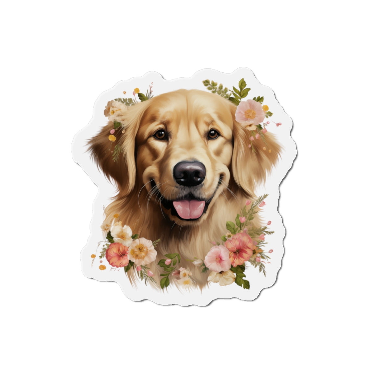 Golden Retriever Magnet - Die Cut Dog Magnet