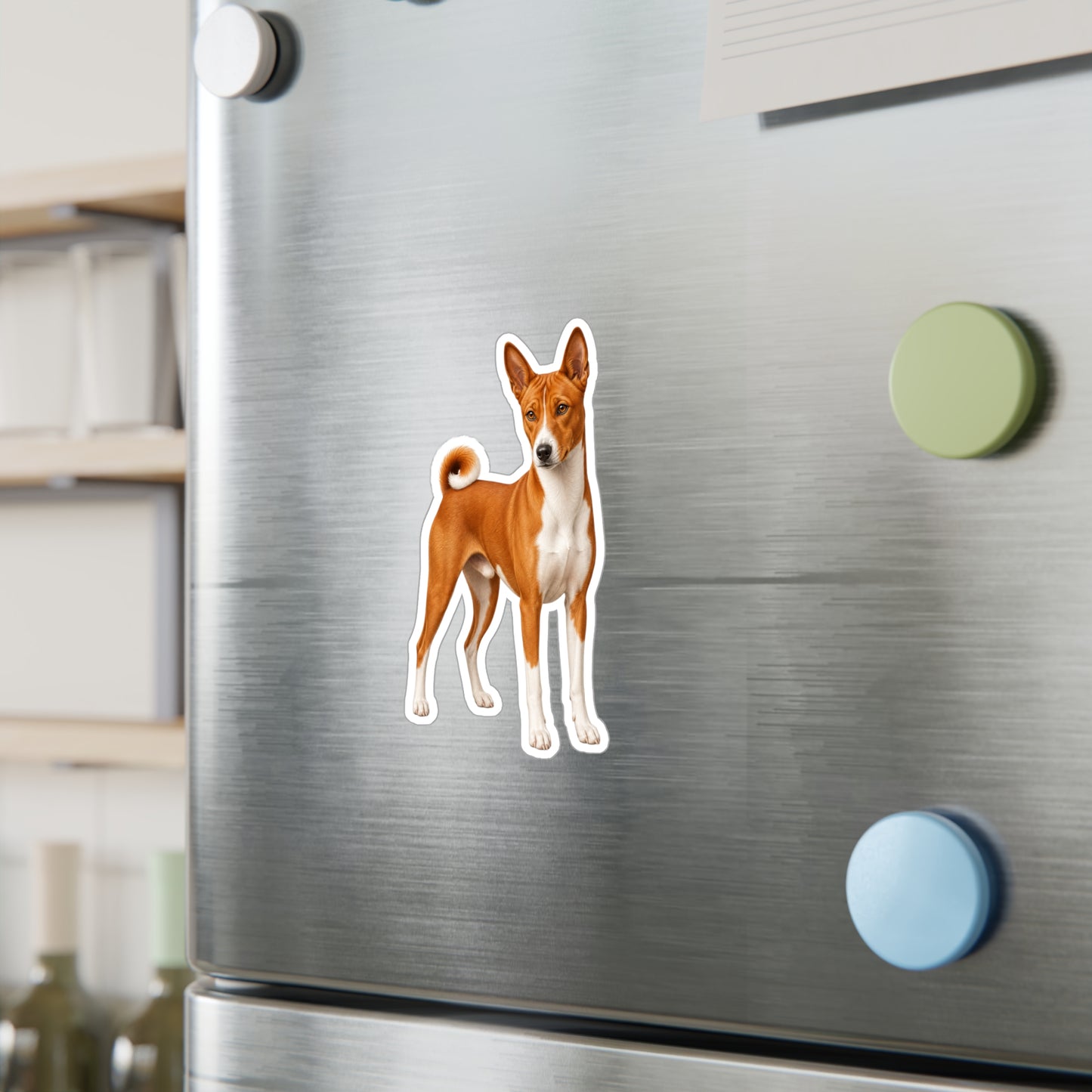 Basenji Sticker | Waterproof Vinyl Decal | Dog Lover Gift