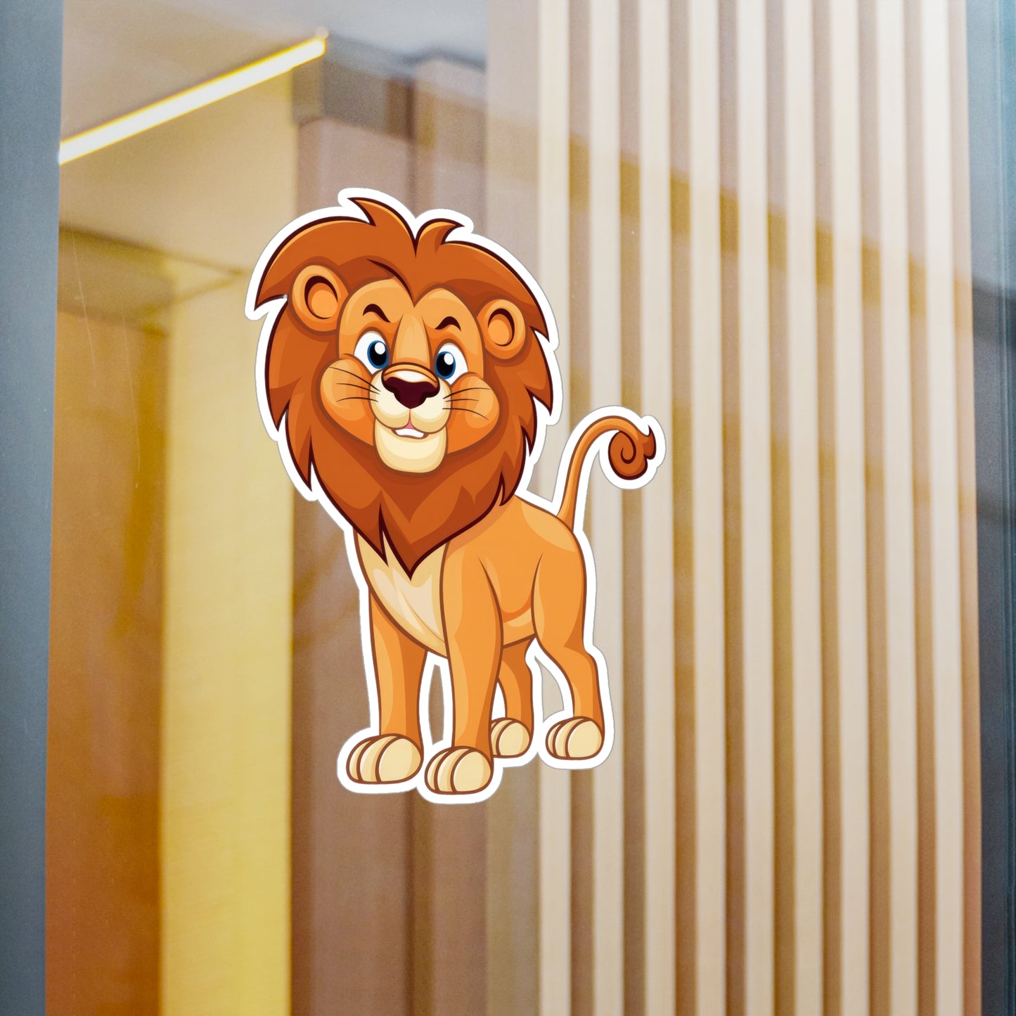 Lion Sticker - Waterproof Vinyl Wildlife Decal