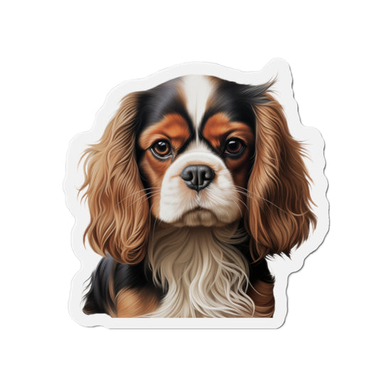 Cavalier King Charles Spaniel Magnet | Die Cut Dog Magnet | Pet Kitchen Decor