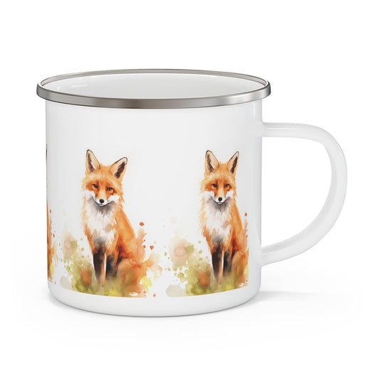 Fox Enamel Camping Mug