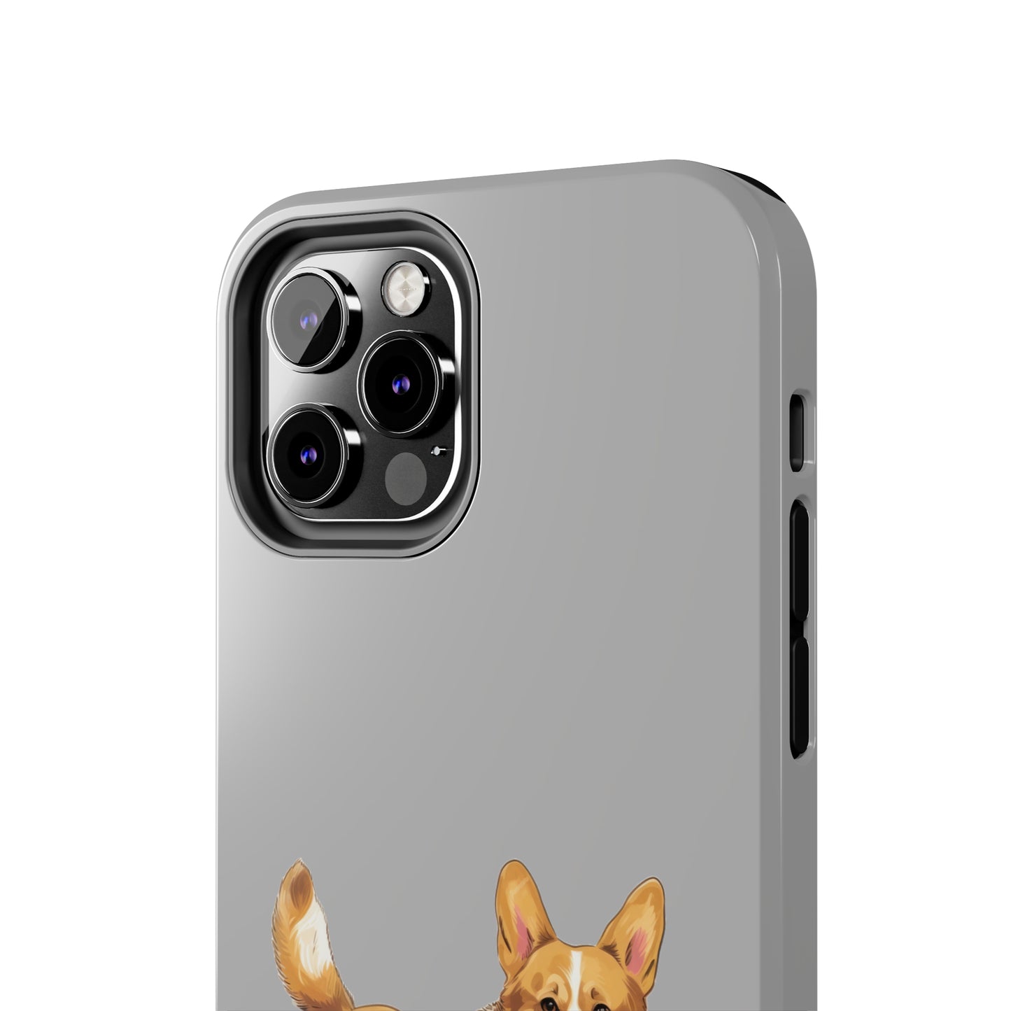 Light Grey Corgi Tough Phone Case