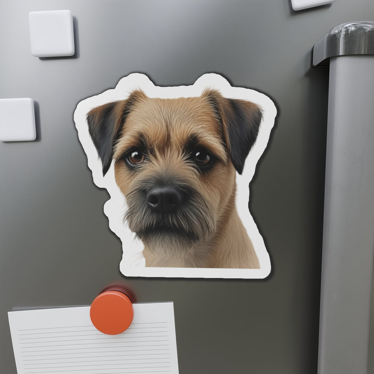 Border Terrier Die-Cut Magnet - Cute Dog Breed Refrigerator Magnet, Pet Lover Gift, Animal Decor, Fridge Decoration, Puppy Art Magnet