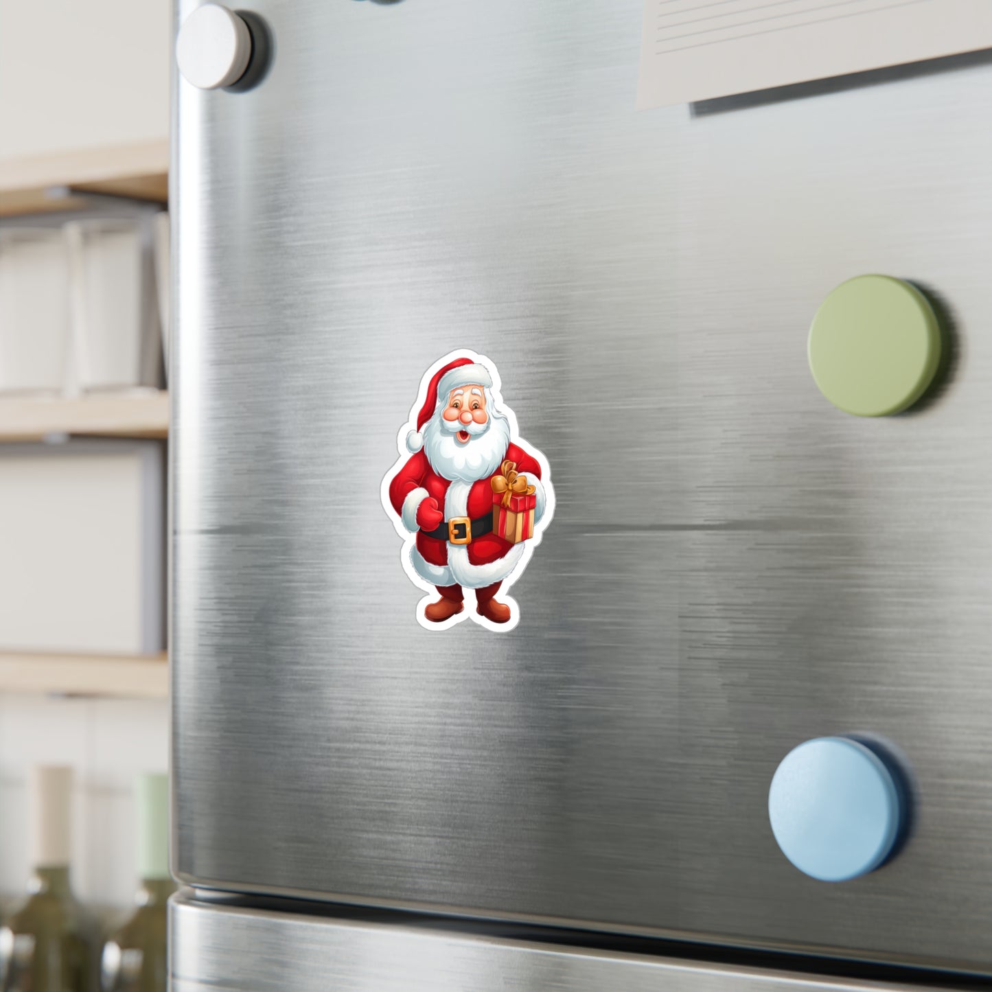 Santa Sticker - Kiss-Cut Vinyl Decals