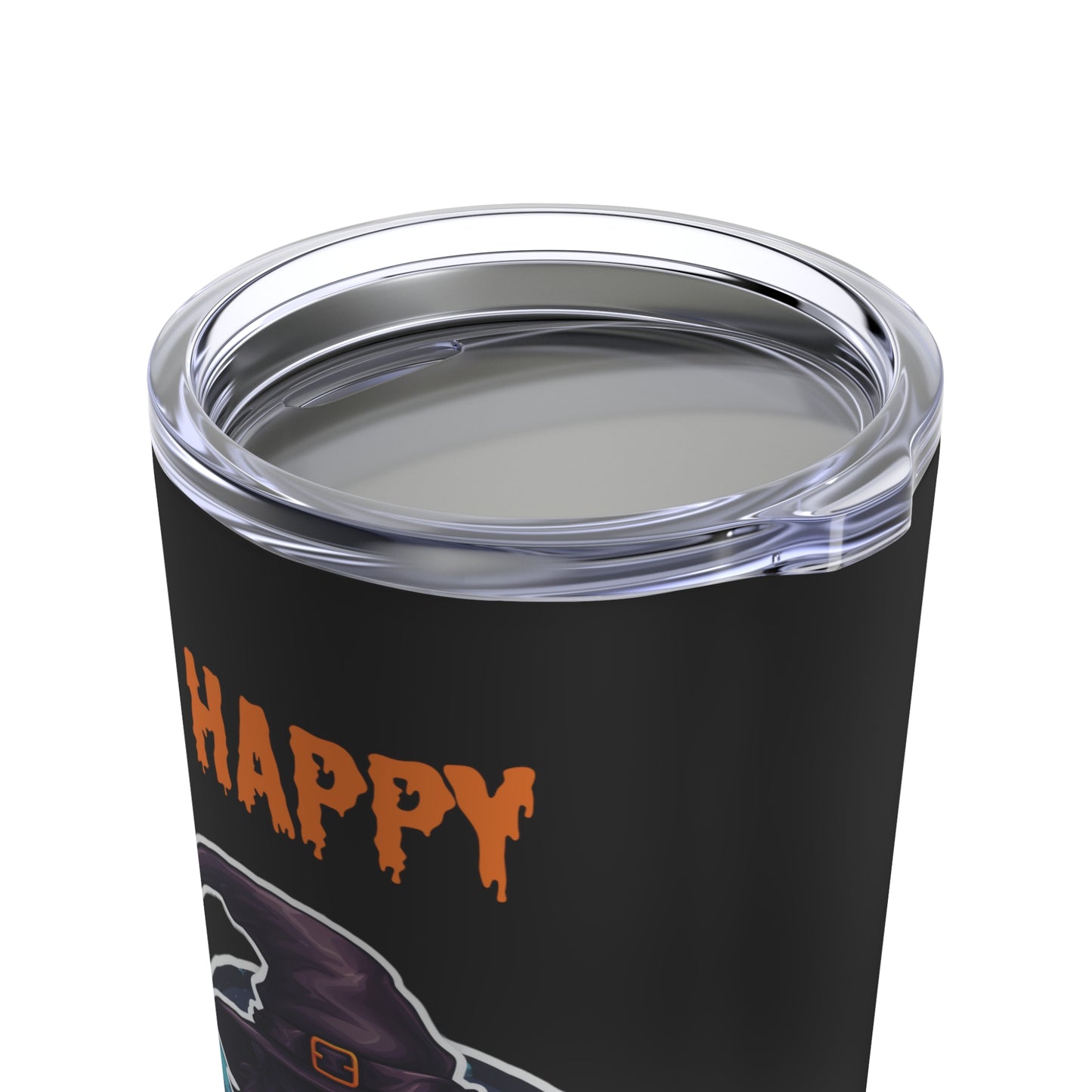 Black Cat Happy Halloween Stainless Steel Tumbler 20oz