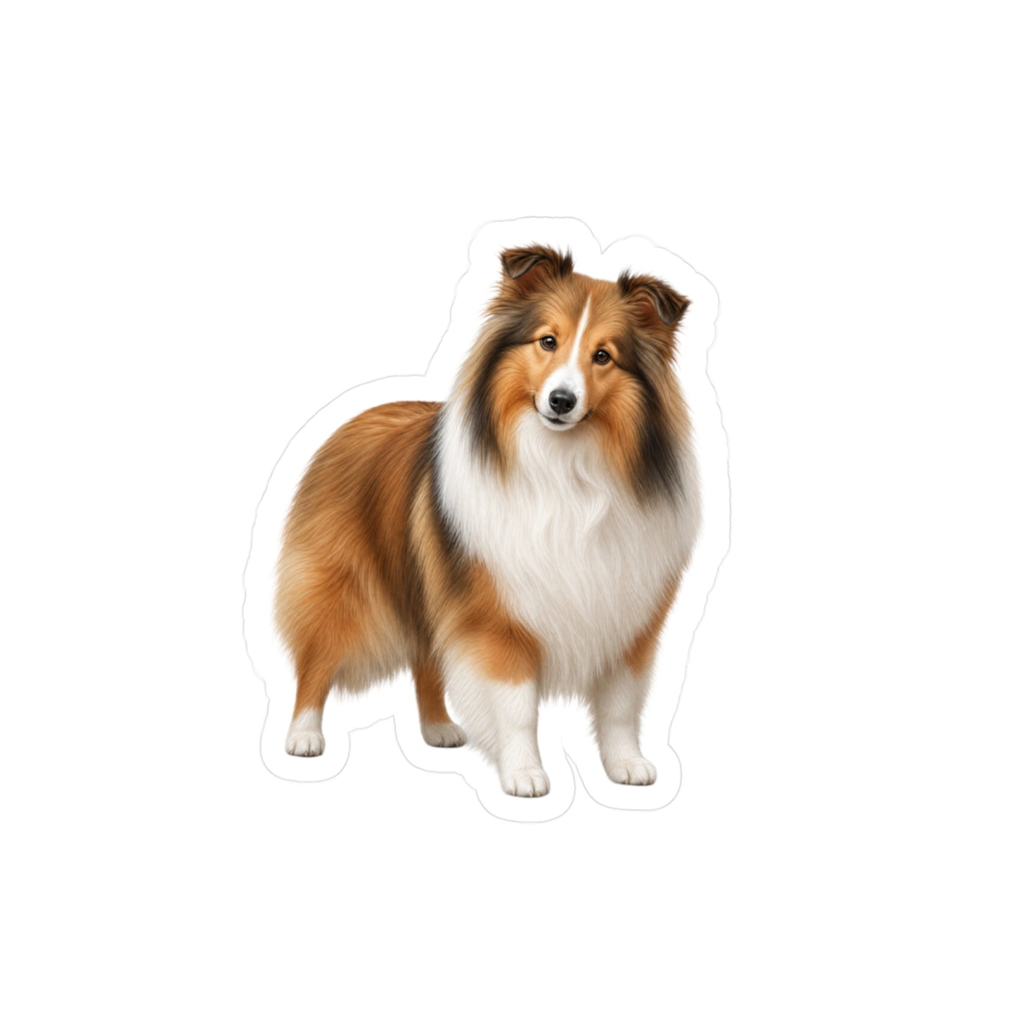 Shetland Sheepdog Sticker | Waterproof Vinyl Decal | Dog Lover Gift