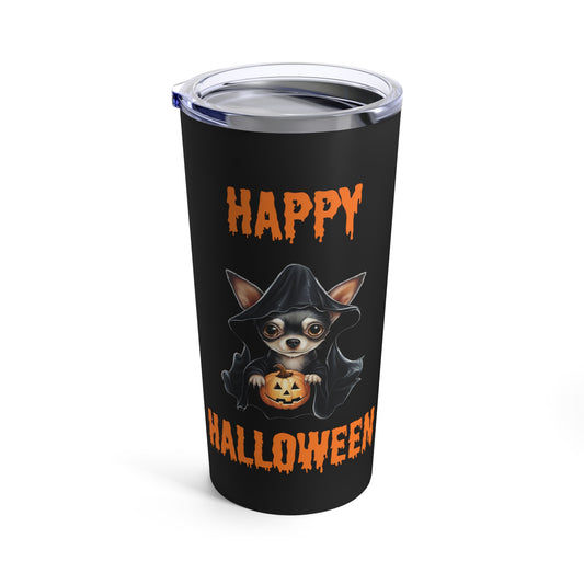Happy Halloween Chihuahua Stainless Steel Tumbler 20oz