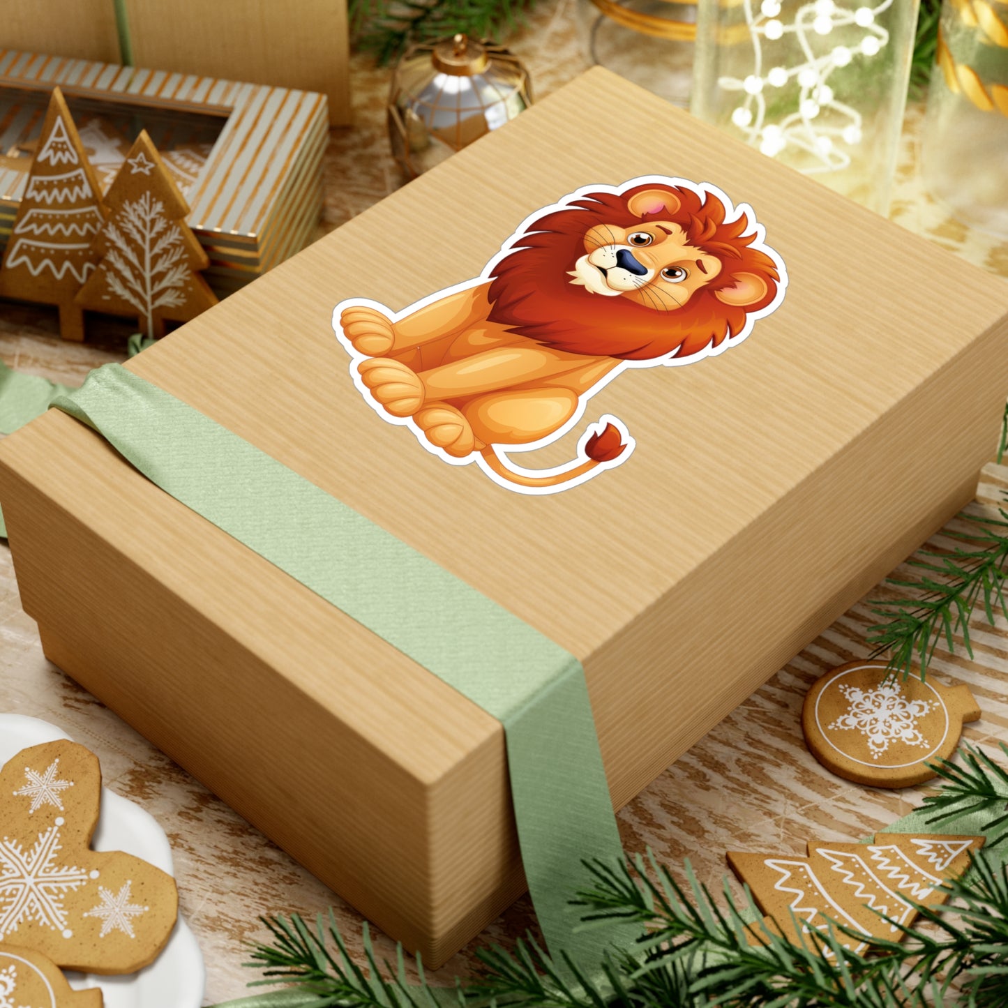 Lion Sticker - Waterproof Vinyl Wildlife Decal