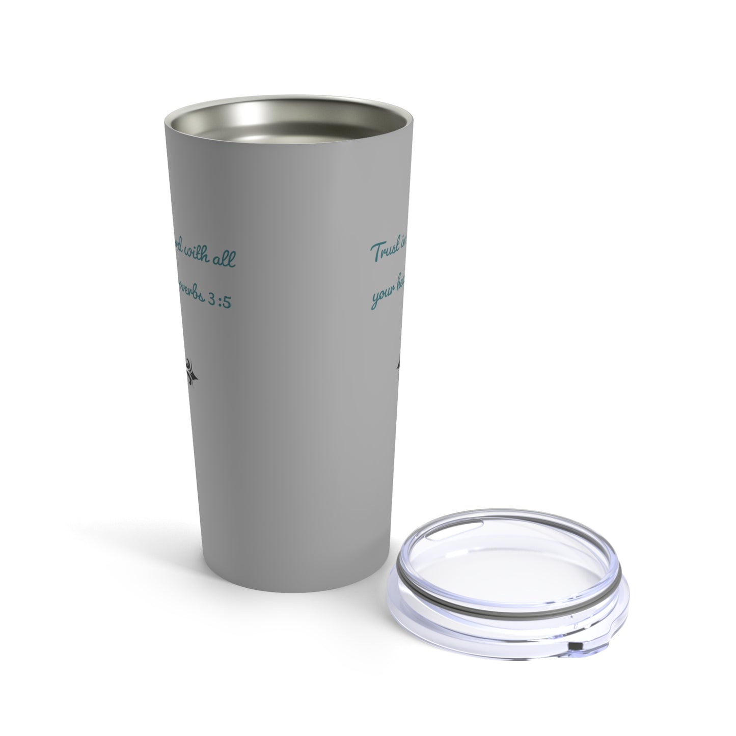 Trust in the Lord, Grey Stainless Steel Tumbler 20oz