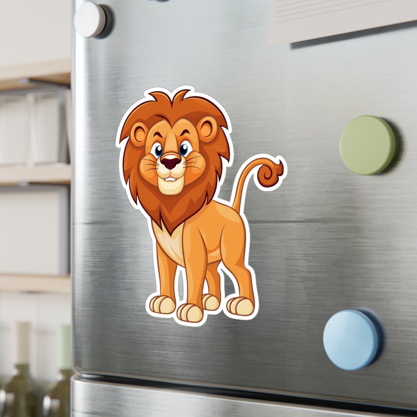 Lion Sticker - Waterproof Vinyl Wildlife Decal