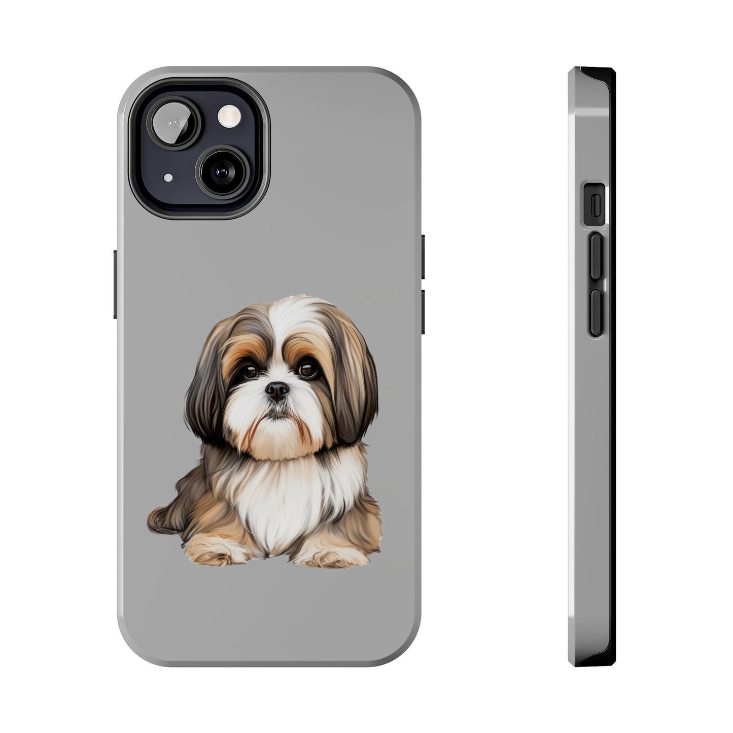 Light Grey Shih Tzu Tough Phone Case