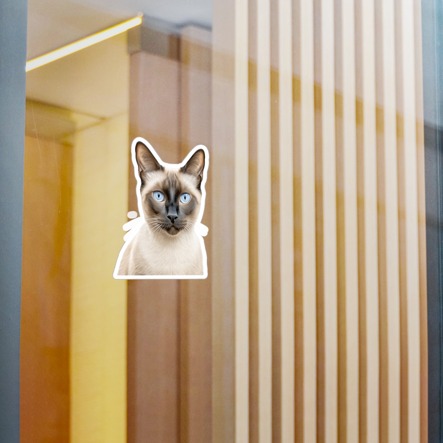 Siamese Cat Sticker | Pet Vinyl Decal | Animal Car Decal | Laptop Sticker | Window Decal