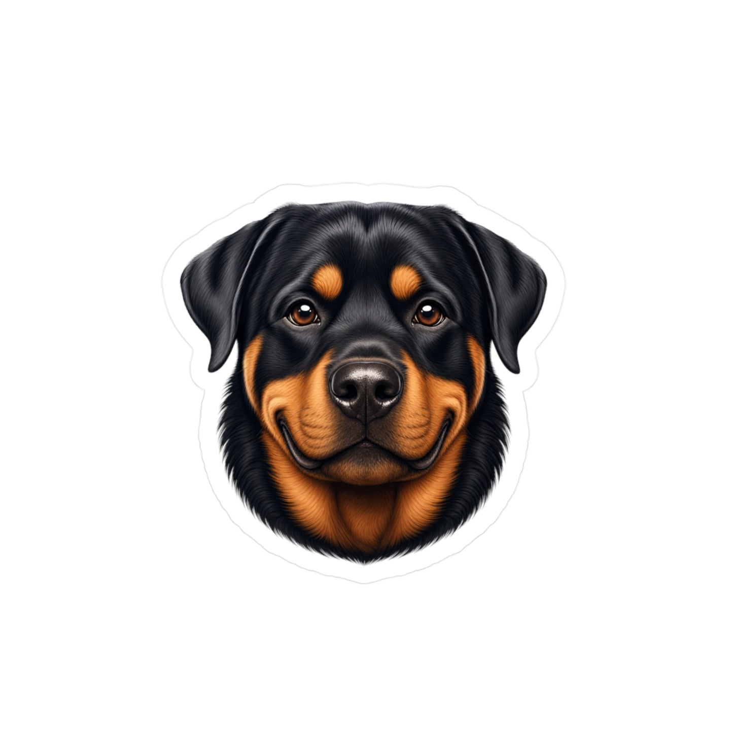 Rottweiler Sticker | Waterproof Vinyl Decal | Dog Lover Gift