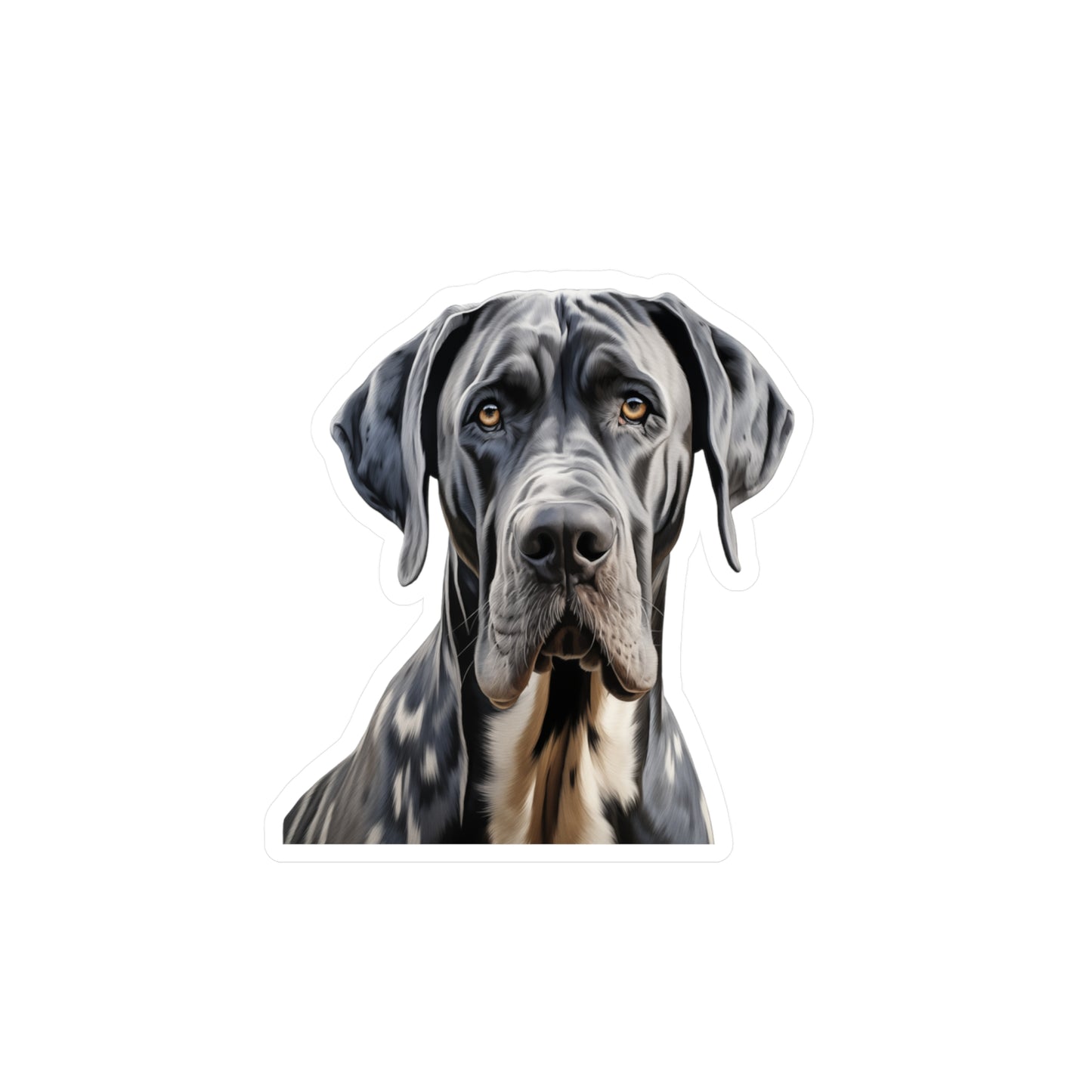 Great Dane Sticker - Kiss-Cut Vinyl Decals