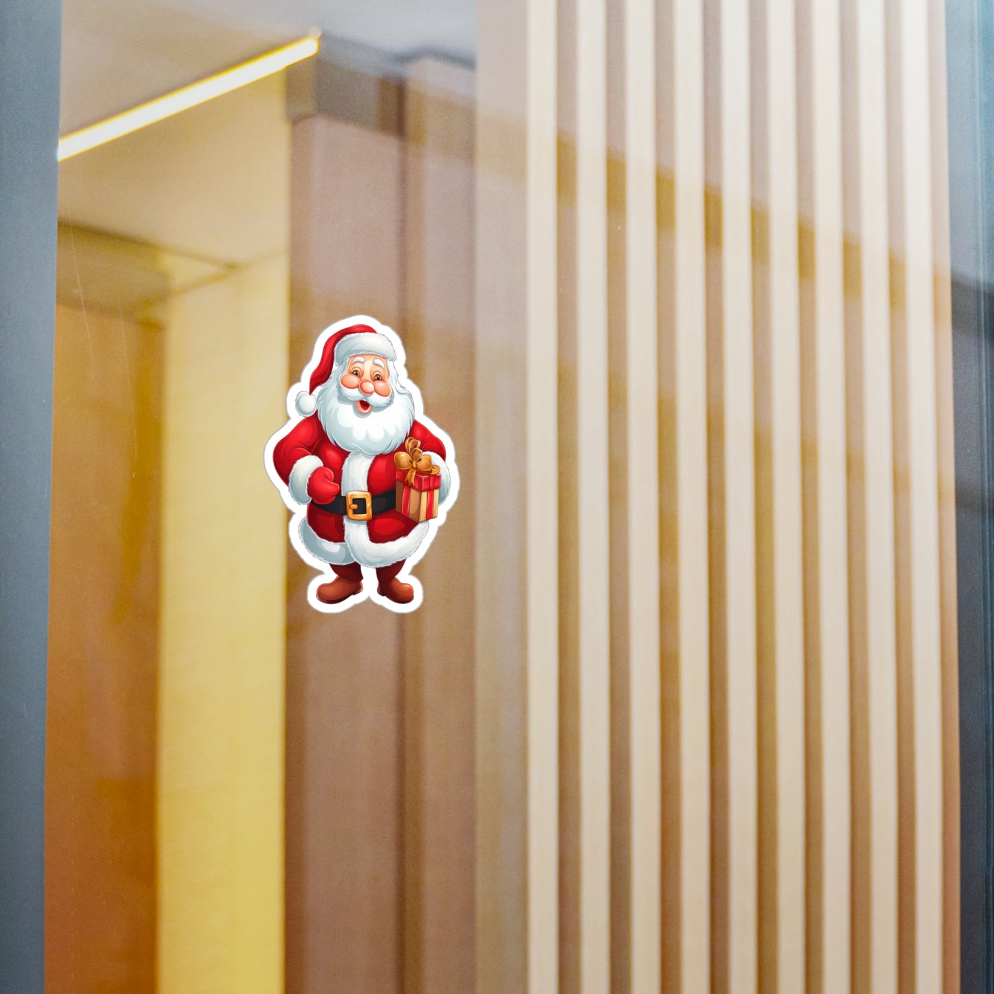 Santa Sticker - Kiss-Cut Vinyl Decals