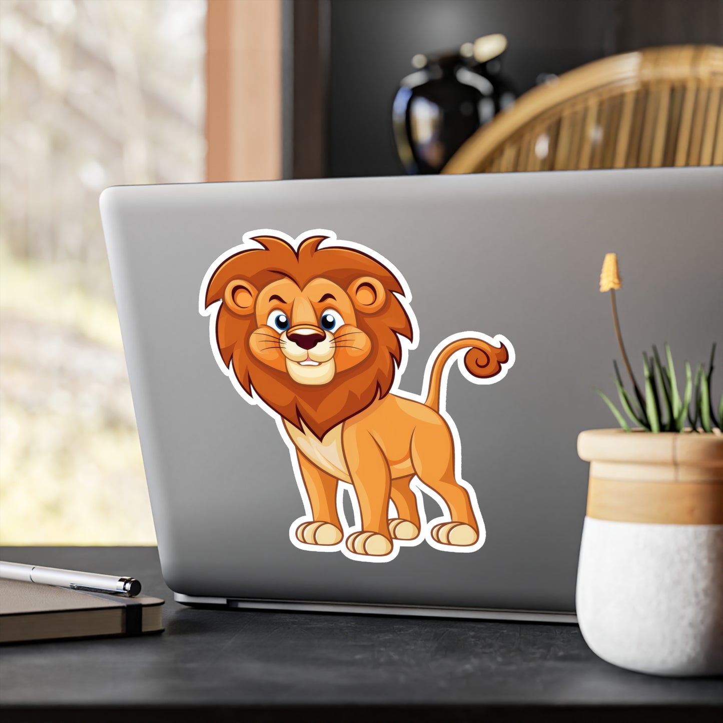 Lion Sticker - Waterproof Vinyl Wildlife Decal
