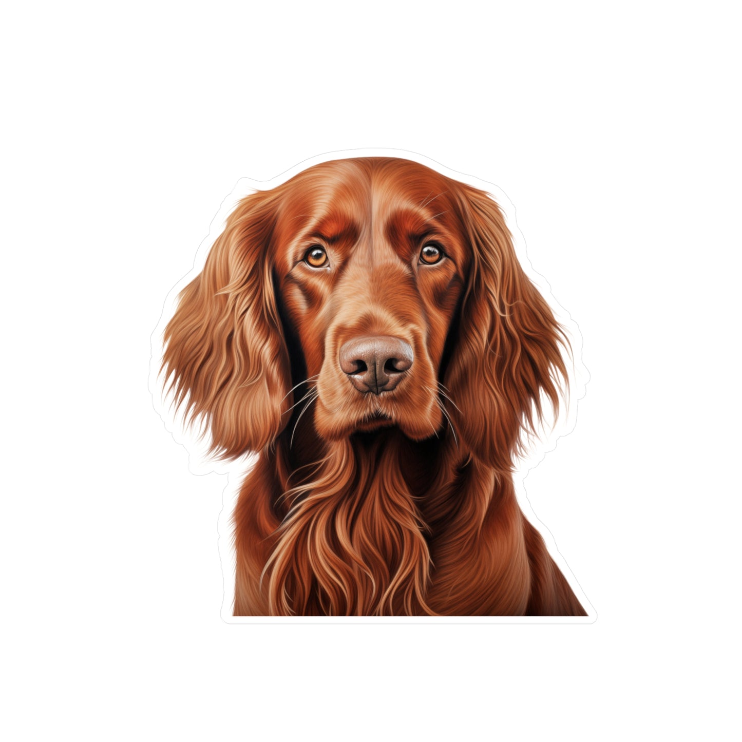 Irish Setter Sticker - Kiss-Cut Vinyl Dog Decals