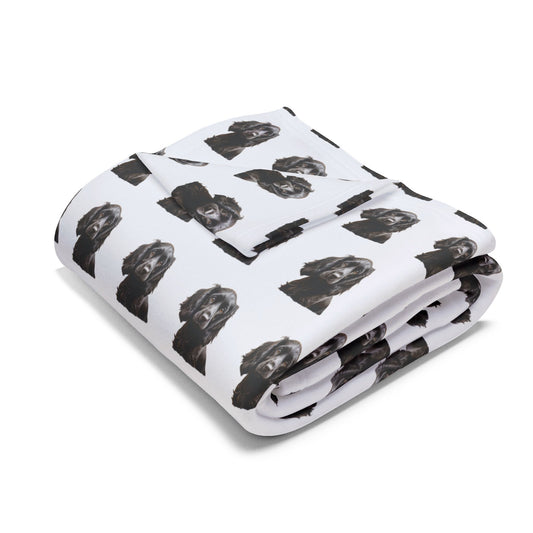 Black Cocker Spaniel Arctic Fleece Blanket - Dog Lover Gift