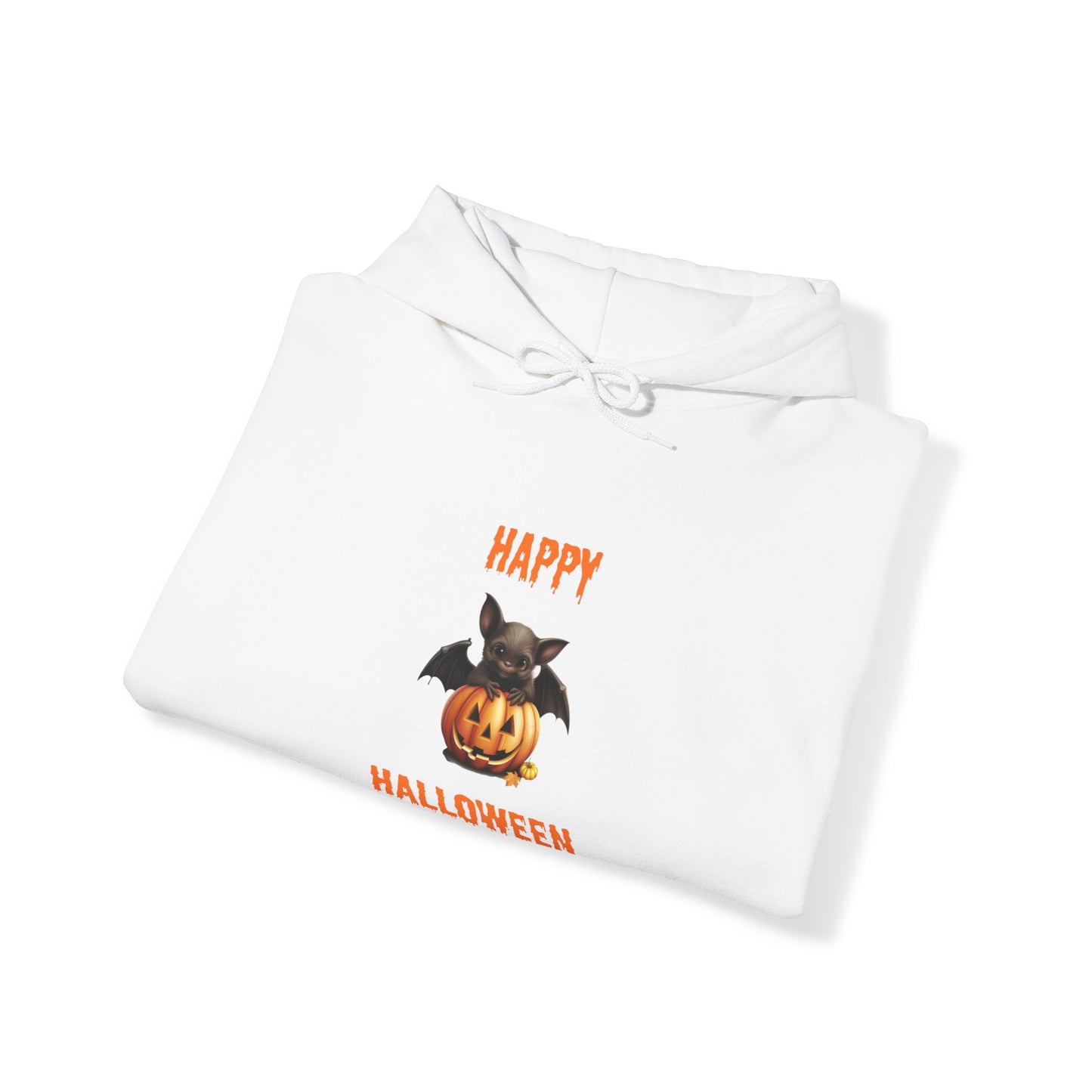 Happy Halloween Bat Hoodie - Unisex Heavy Blend Hooded Sweatshirt