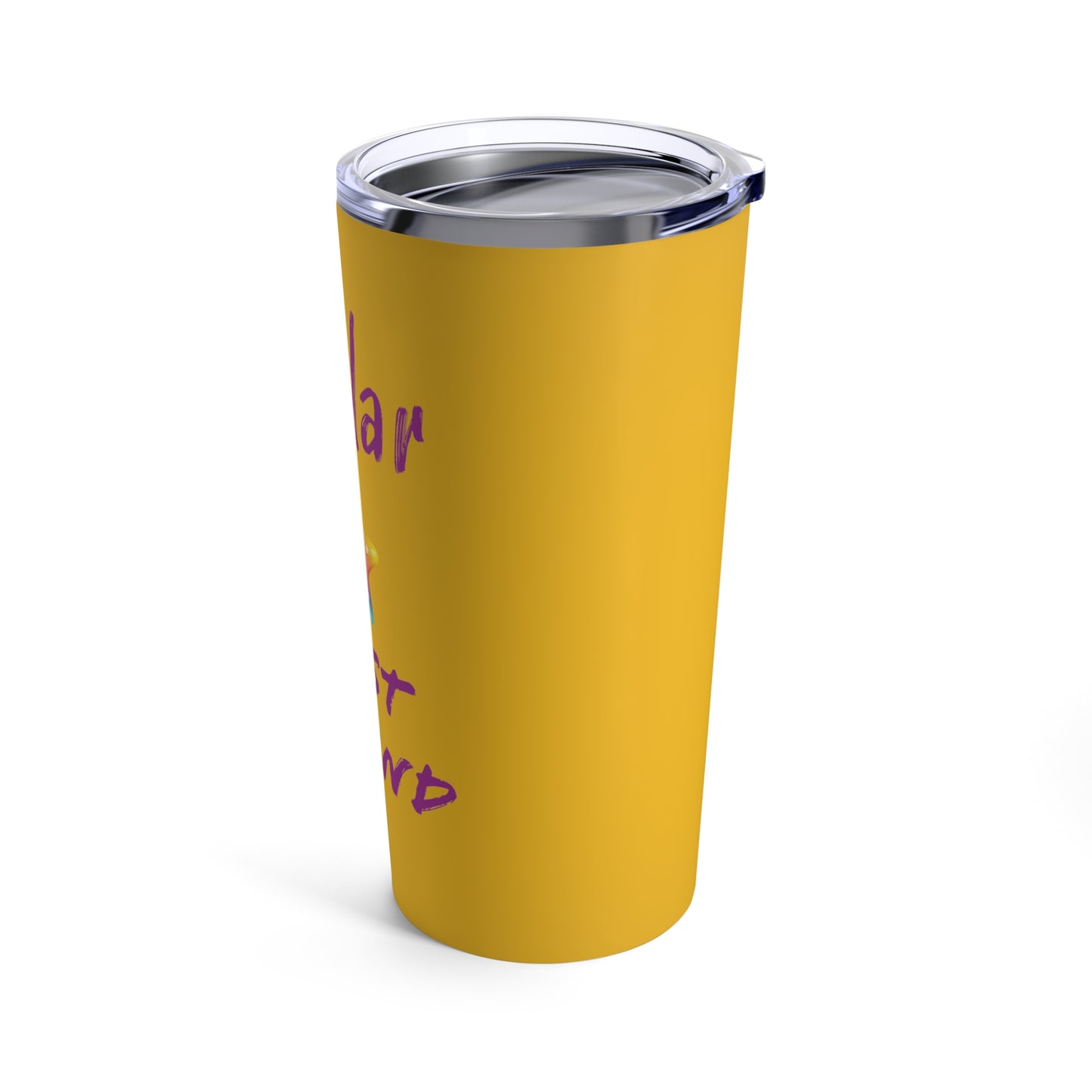 Yellow Stellar Best Friend Stainless Steel Tumbler 20oz Best Friend Travel Mug