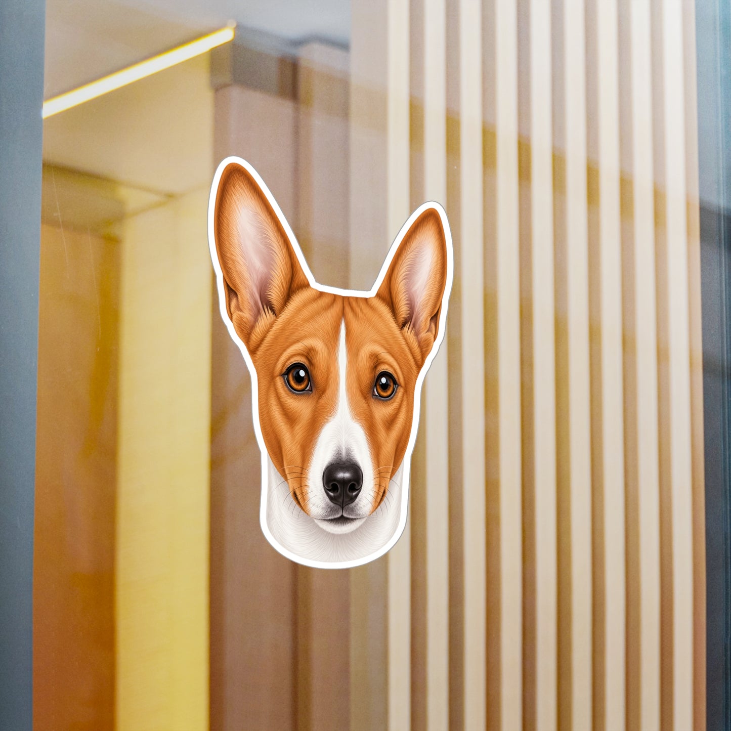 Basenji Sticker | Waterproof Vinyl Decal | Dog Lover Gift