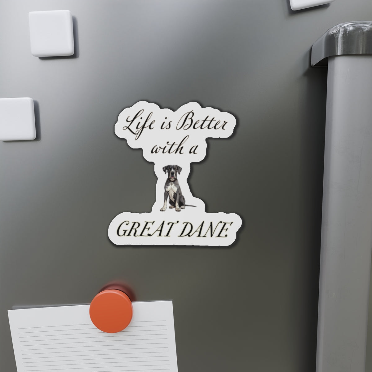 Great Dane Magnet - Die Cut Dog Magnet
