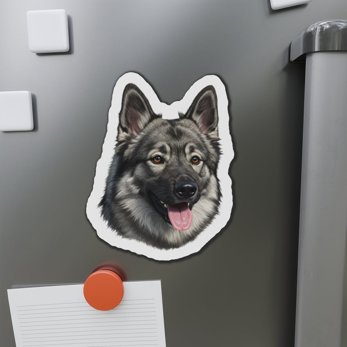 Norwegian Elkhound Magnet - Dog Lover Gift