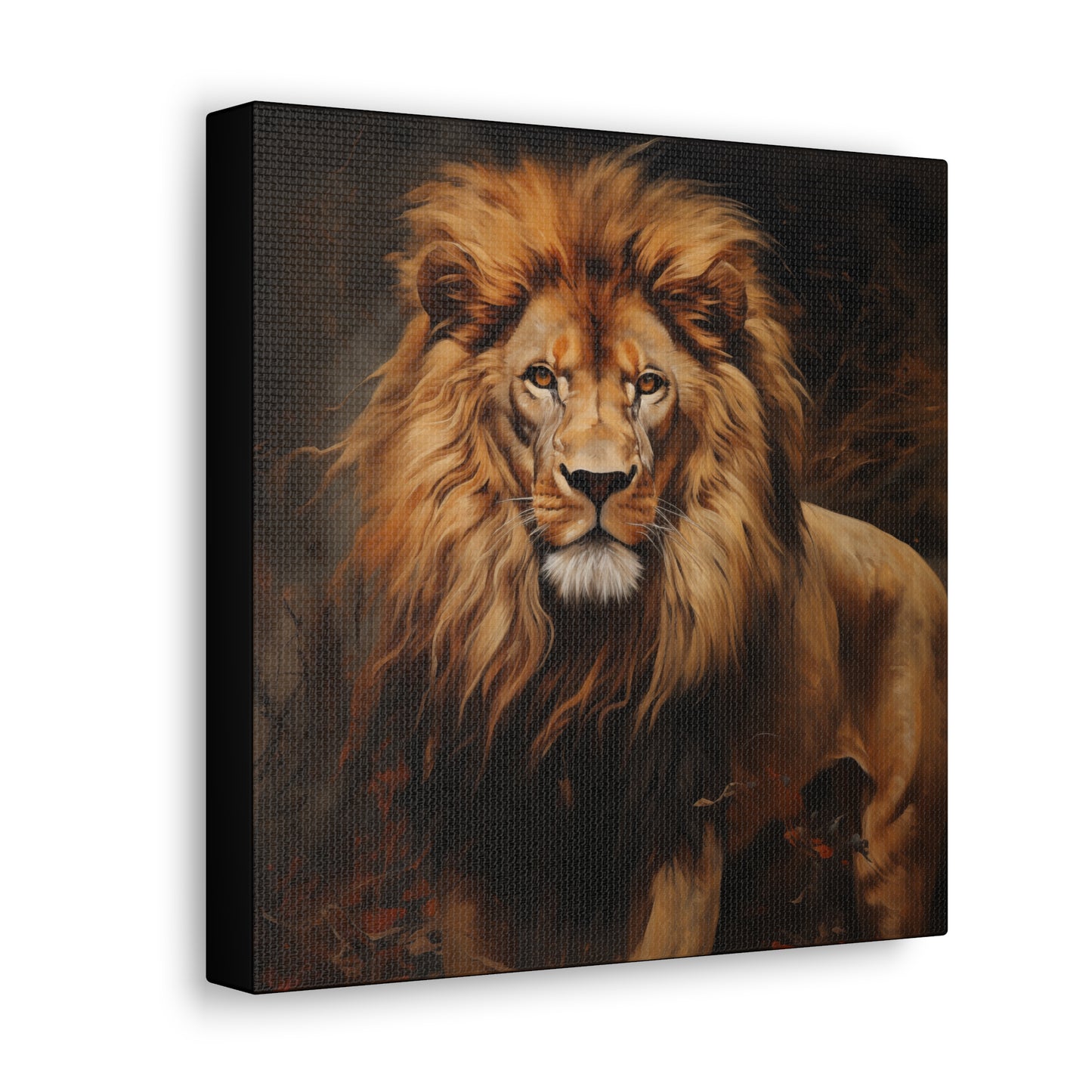 Lion Art - Animal Print - Canvas Gallery Wraps