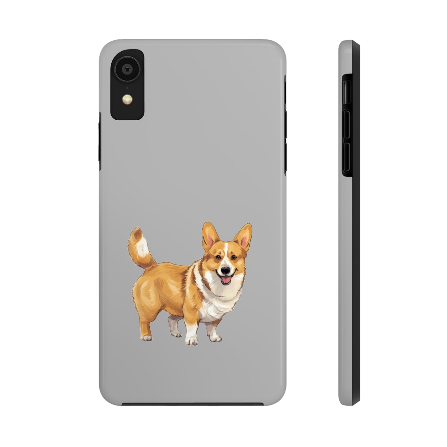 Light Grey Corgi Tough Phone Case