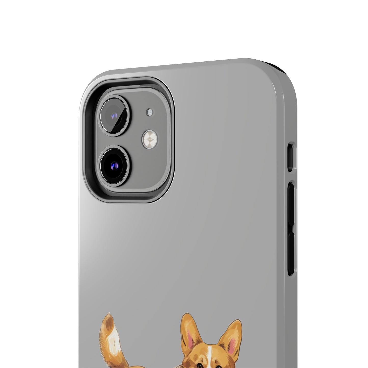 Light Grey Corgi Tough Phone Case
