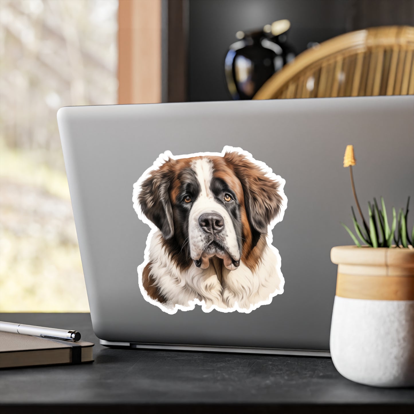 Saint Bernard Sticker - Kiss-Cut Vinyl Dog Decals
