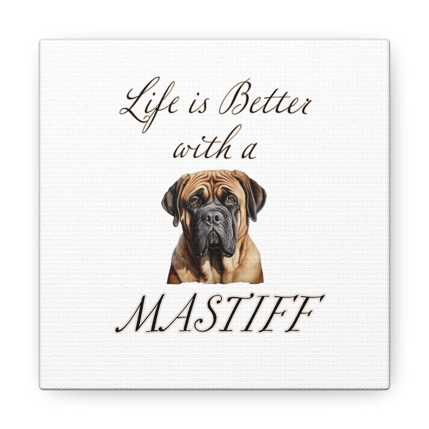 Mastiff Print - Canvas Gallery Wraps