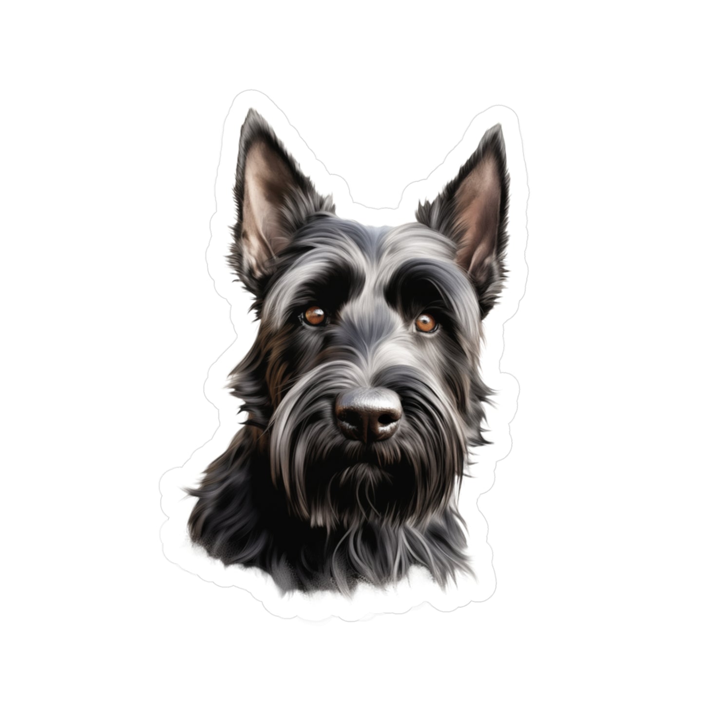 Scottish Terrier Sticker - Kiss-Cut Vinyl Dog Decals