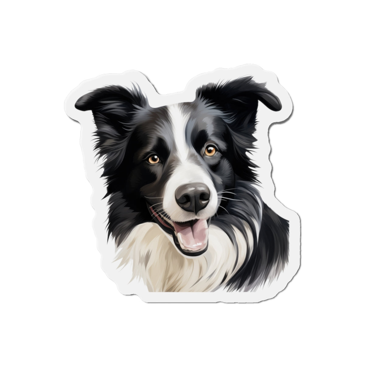 Border collie Magnet - Die Cut Dog Magnet
