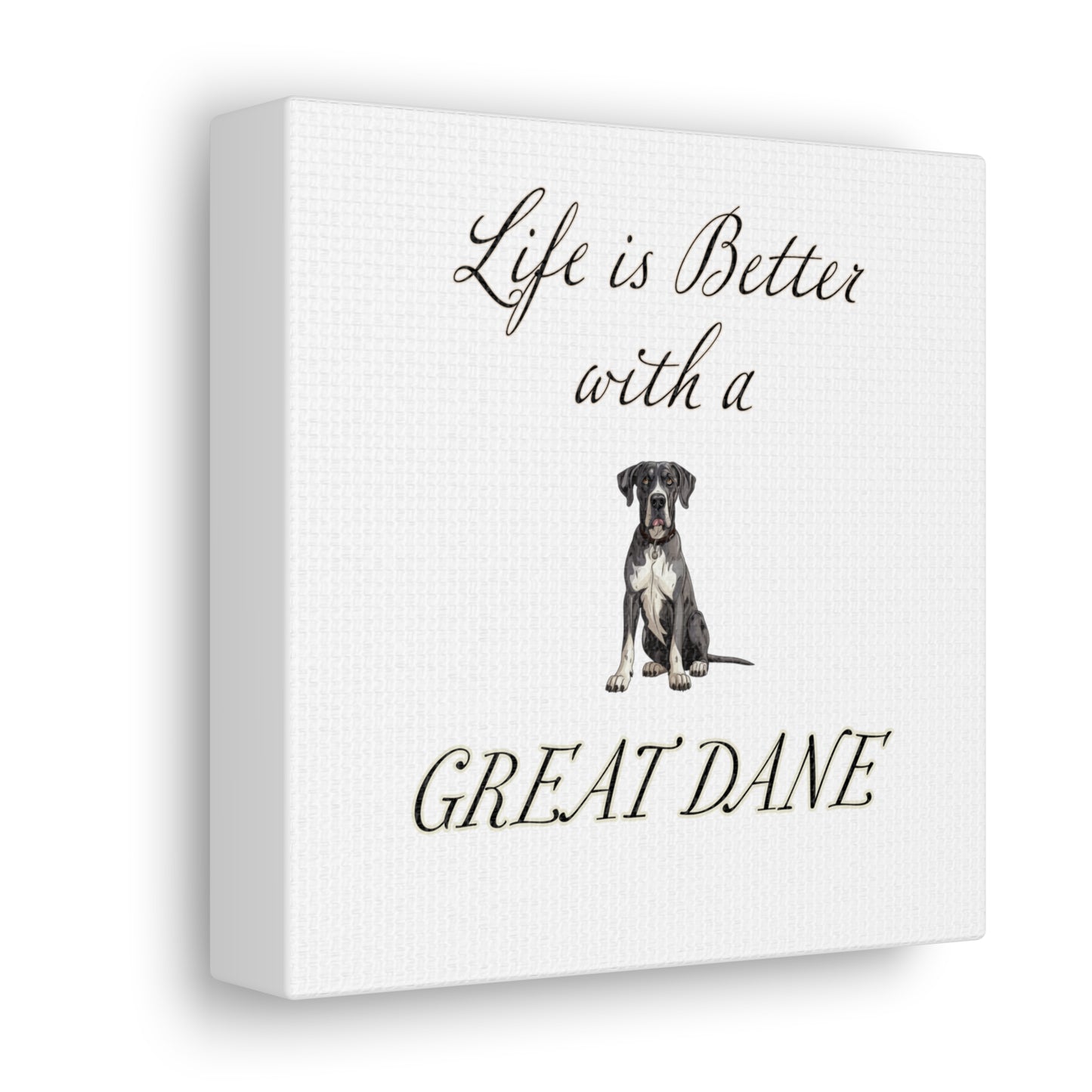 Great Dane Art - Dog Print - Canvas Gallery Wraps