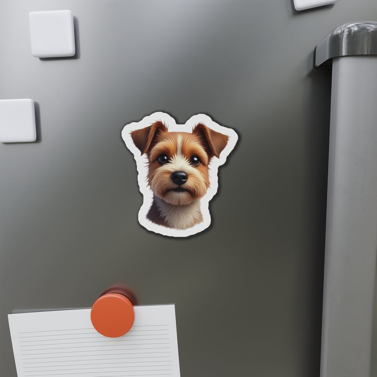Border Terrier Die-Cut Magnet - Cute Dog Breed Refrigerator Magnet, Pet Lover Gift, Animal Decor, Fridge Decoration, Puppy Art Magnet
