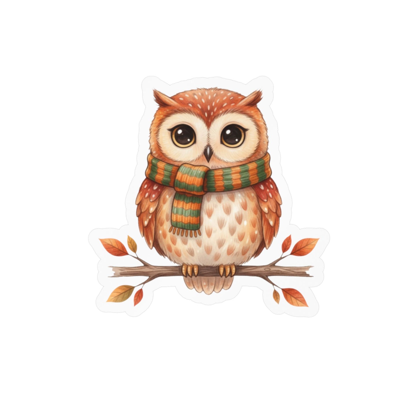 Autumn Owl - Waterproof Bird Decal